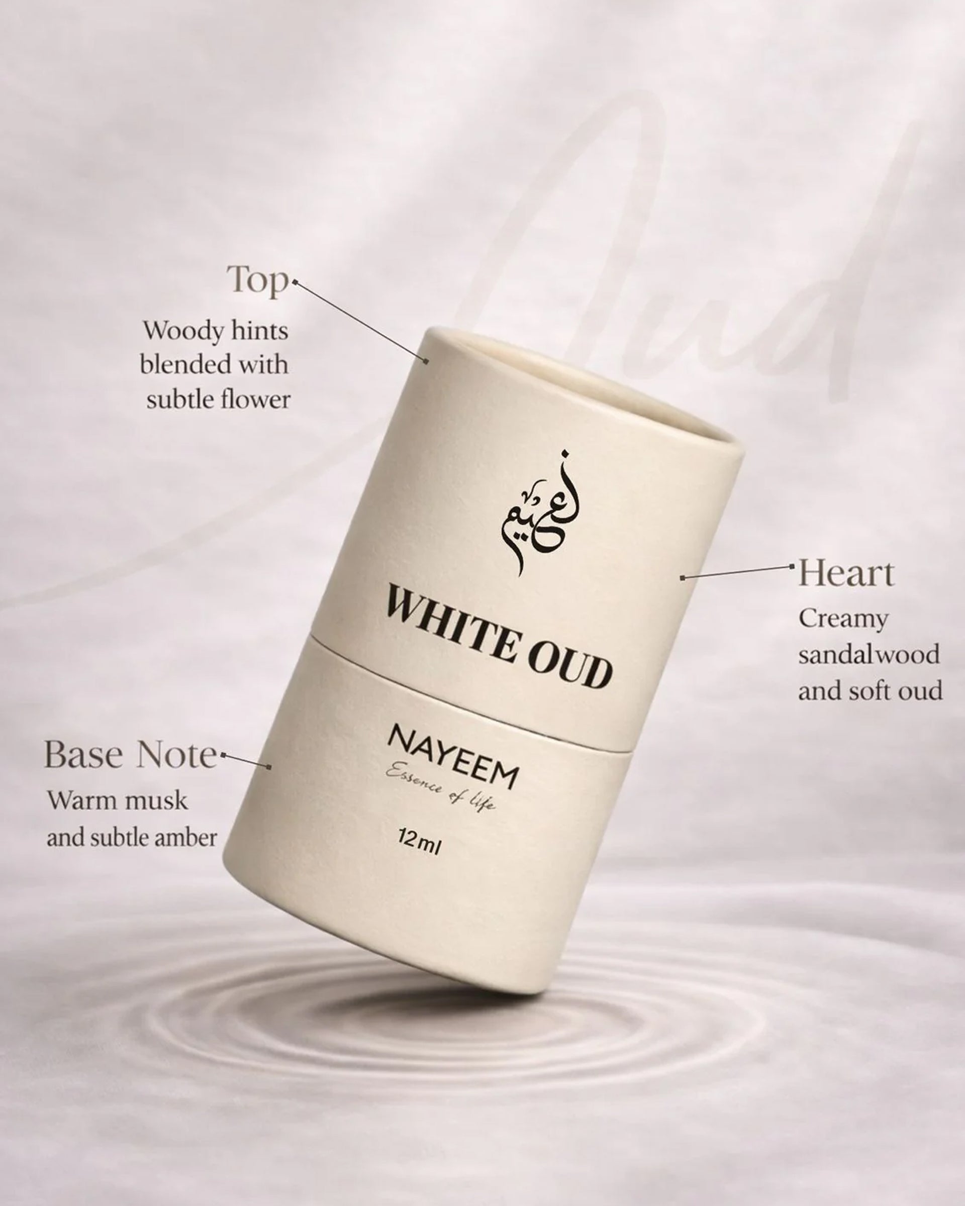 Nayeem White Oud Non- Alcoholic Attar - Nayeem Perfumes 