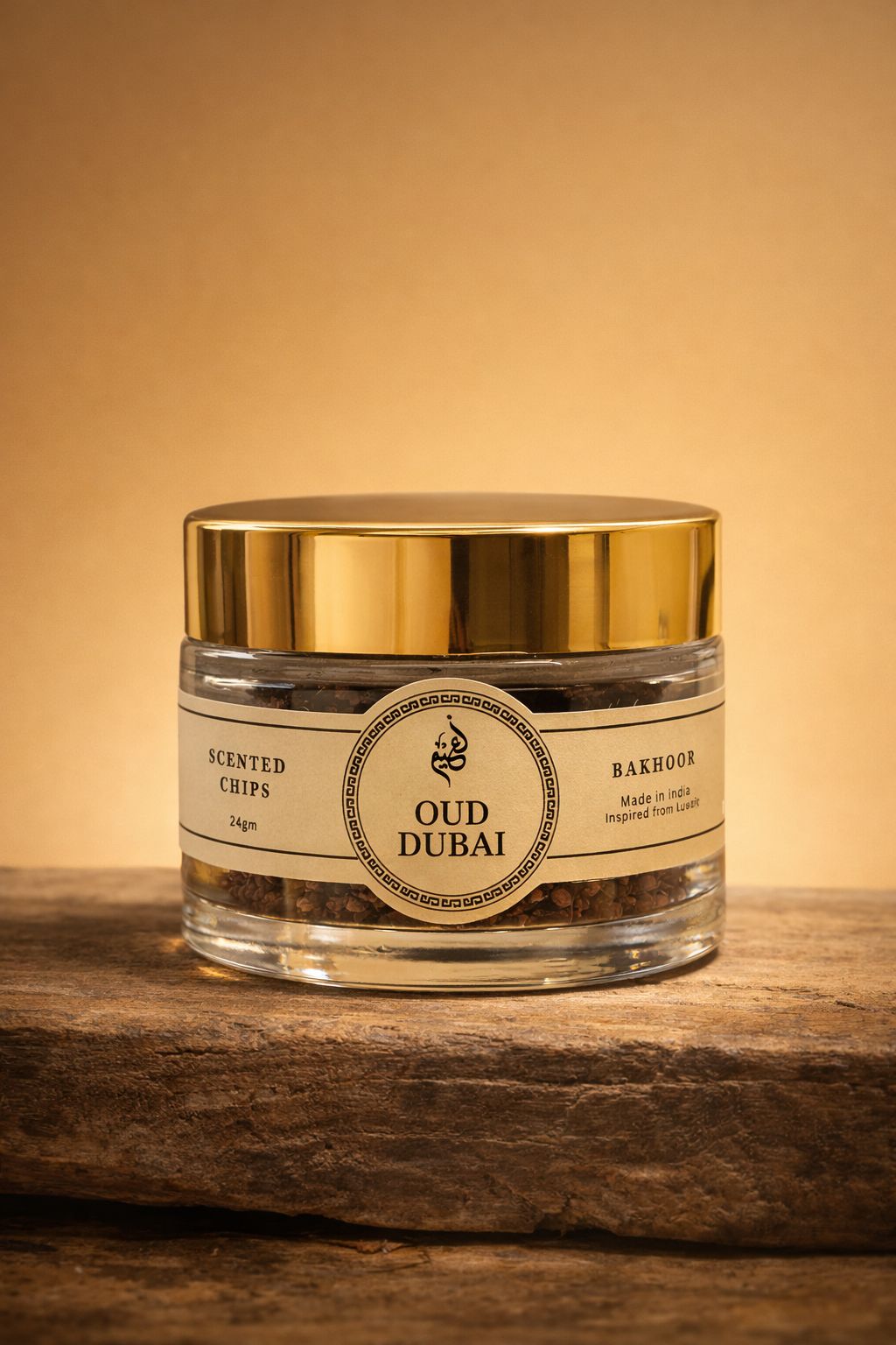 Nayeem Oud Dubai Bakhoor Scented Chips 24g, Premium Oud Wood Fragrance Long Lasting Aromatic Bakhoor for Home Prayer Festive Rituals - Nayeem Perfumes 